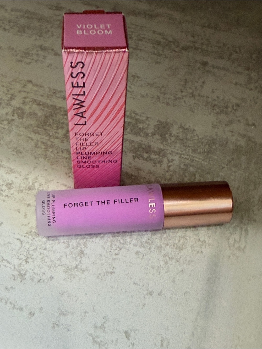 LAWLESS Forget The Filler Plumping Lip Gloss in Violet Bloom